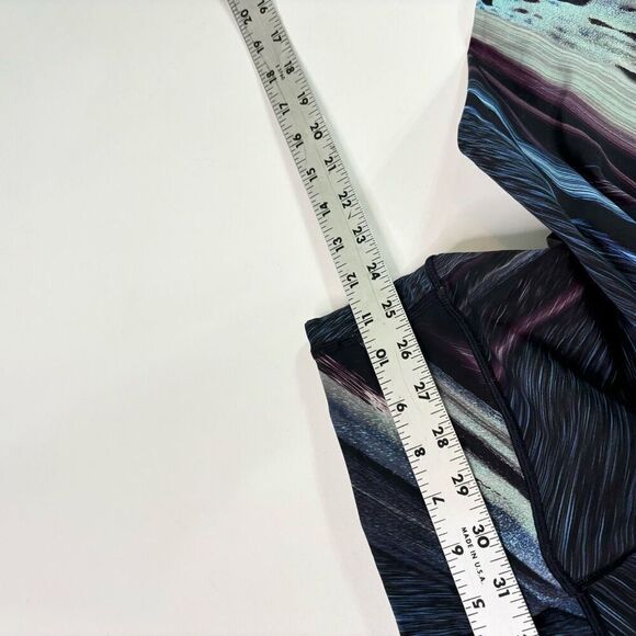 Lululemon Leggings Womens 4 Multi-Color Abstract Full-Length Mid-Rise Activewear - Picture 7 of 9